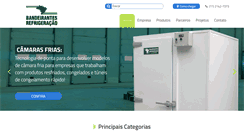 Desktop Screenshot of bandeirantesrefrigeracao.com.br