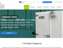 Tablet Screenshot of bandeirantesrefrigeracao.com.br